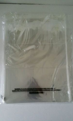 Poly Bag100 ea 9x11.5 &amp; 11x14 SELF SEAL LIP &amp;TAPE CLEAR w/ Suffocation Warning