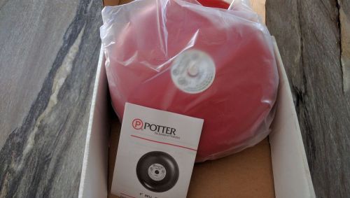NEW Potter Electric Signal PBA-12010 10 inch 120 volt Red Bell Fire Alarm
