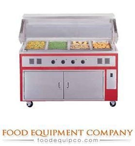 Piper R6-HF Reflections Serving Counter Hot Food Electric (6) hot wells 96&#034;L...