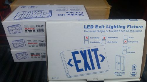 Morris 73102 LED Exit Lighting Fixture (Lot of 4)