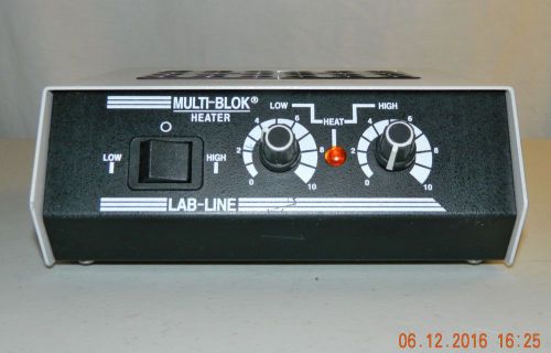 Lab-line model 2052 multi block heater with two 12 slot blocks for sale