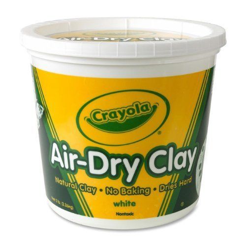 3 Pack AIRDRY CLAY 5LB BUCKET WHITE Drafting, Engineering, Art General Catalog