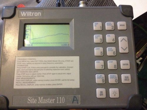 Wiltron Anritsu S110 Site Master Antenna Alanyzer