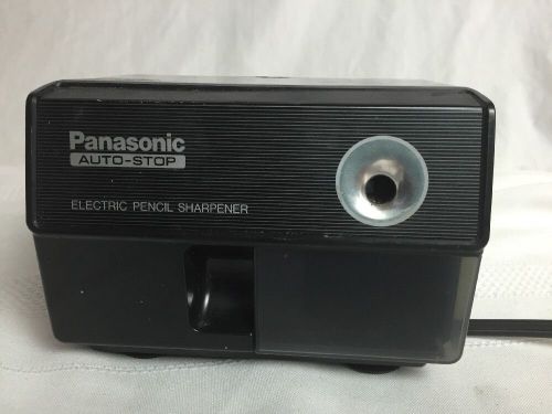 Panasonic KP-110 Auto-Stop Electric Pencil Sharpener - Black - Tested - Japan