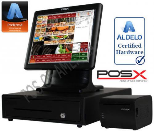 ALDELO 2013 PRO POS-X BAR GRILL RESTAURANT ALL-IN-ONE COMPLETE POS SYSTEM NEW