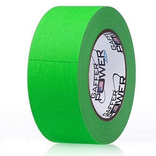 Real professional grade gaffer tape by ® - made in the usa - green for sale