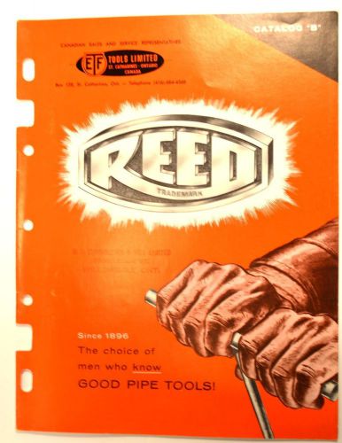 Reed catalog &#034;b&#034; for wrenches pipe wrench flaring tool pipe cutter reamer #rr11 for sale