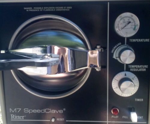 Midmark ritter m7 speedclave autoclave sterilizer refurbished 60 day warranty for sale