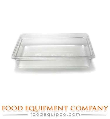 Cambro 14CW148 Camwear® Food Pan plastic full-size 4&#034;D white  - Case of 6