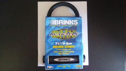 Brinks 7 3/4&#034; U-Bar Lock Security Bike Lock 2 Keys Included NEW
