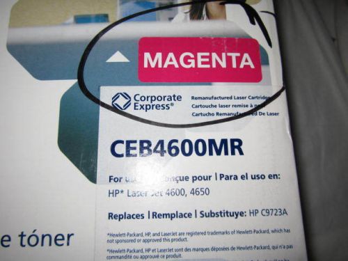 Corporate Express Magenta Toner Cartridge CEB4600MR Replaces HP C9723A - HP 4600