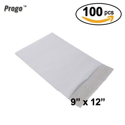 Progo 100 ct 9x12 self seal poly mailers tear proof water resistant postag new for sale
