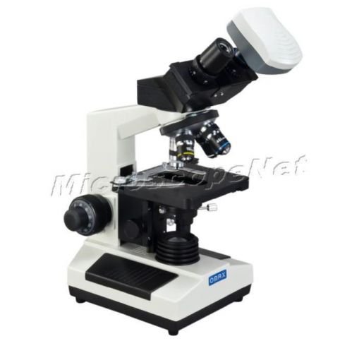 Darkfield live blood binocular compound microscope 40x-1000x+5mp camera for sale