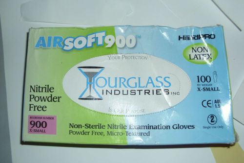 Airsoft 900 Non -Sterile Examination Glove Power Free 100 by Weight X-Small