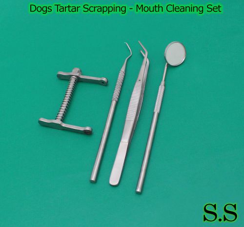 Dogs Tartar Scrapping - Mouth Cleaning Set for Large Dogs
