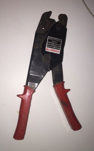 Burndy Hytool Crimper OH25 One Hand Dieless Full Cycle Ratchet Tool