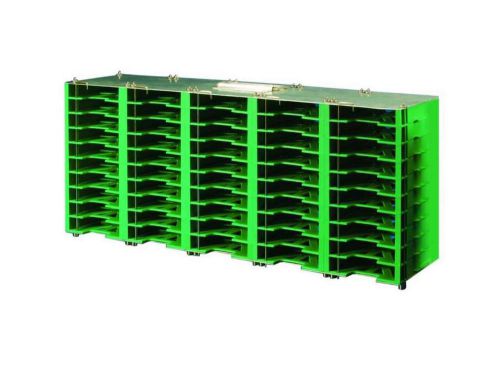 Nunc Storage Rack for 10 Standard Plastic Green Plastic 10 Tall, New