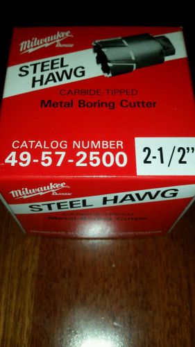Milwaukee 49-57-2500 Steel Hawg 2-1/2 in. Dia. 2 in. Deep Threaded Shank Cutter