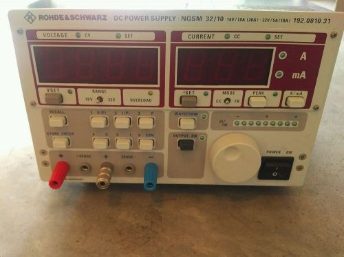 ROHDE &amp; SCHWARZ NGSM 32/10 DC Power Supply