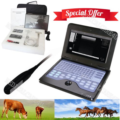 US Seller New Veterinary Ultrasound Scanner Rectal 7.5Mhz Probe Horse/Cow/Sheep