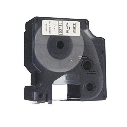 NEXTPAGE Nextpage Compatible Label Tape For Dymo 53713 1&#034;X23&#039;, black on white