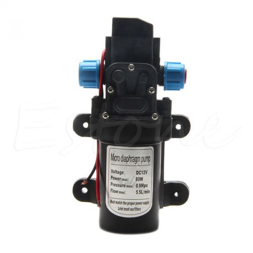 5.5L/Min DC12V 80W 0142 Motor  High Pressure Diaphragm Water Self Priming Pump