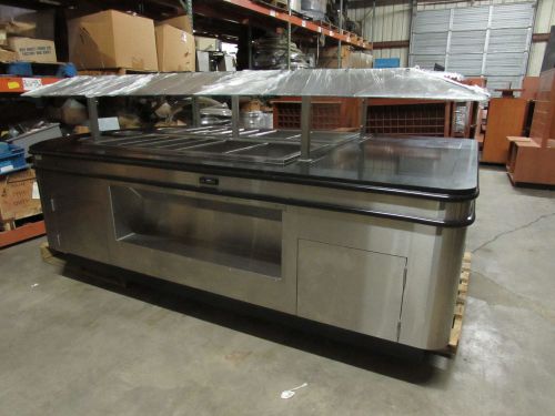 R&amp;D ISLAND SALAD BAR W/ HOT FOOD AND SOUP END CAP OPTIONS (WE SHIP FREIGHT)*XLNT