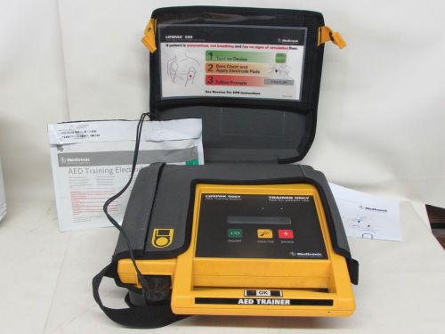 Medtronic physio-control lifepak 500t aed training system trainer for sale