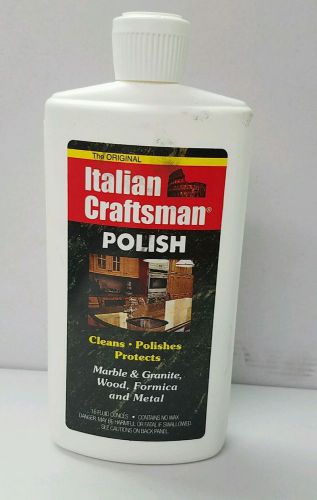 NEW Granite and Marble Polish  Cleans and Protects  Italian Craftsman 16 oz