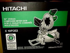 Hitachi 10&#034; Compound Miter Saw New in sealed box. C10FCE2 w Warranty