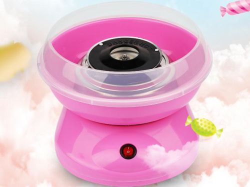 ELECTRIC CANDYFLOSS MAKING MACHINE HOME COTTON SUGAR CANDY FLOSS MAKER PINK