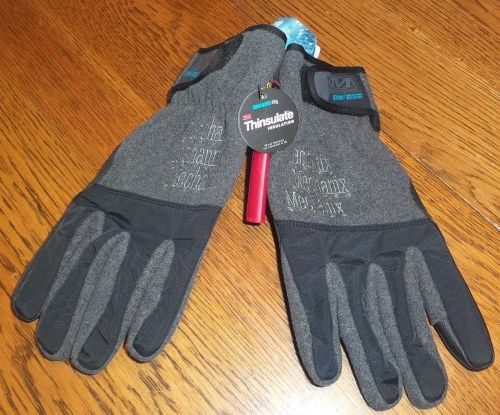Size XL Mechanix Wear Gloves Utility New Black Grey Durable Grip RCW-WR-010