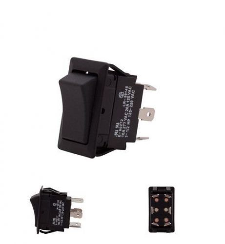 Rocker Switch, DPDT, &#039;On-Off-On&#039; Flat Terminals, NEW