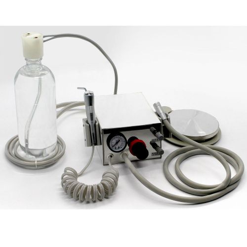Dental Portable Turbine Unit Air Compressor 3 way Syringe Handpiece 4 Hole