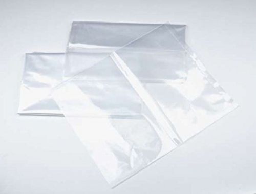 18 X 24 1 Mil. - Clear Plastic Flat Open Poly Bag (100 Pack) | MagicWater Brand
