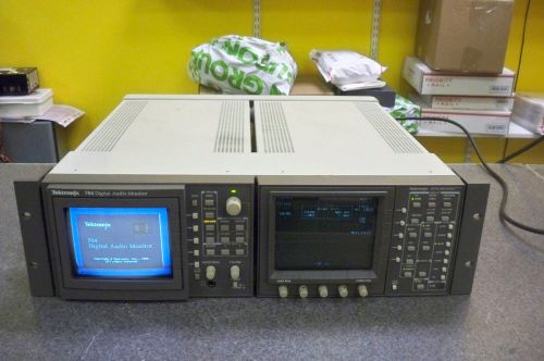 Tektronix 764 Digital Audio &amp; WFM 601M Serial Component Monitors rackmount
