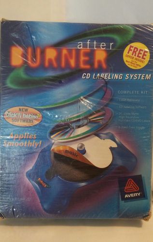 Avery after burner cd labeling system complete kit - new factory sealed for sale