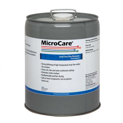 MICROCARE Lead Free Flux Remover Defluxer PowerClean II  - 5 Gallons MCC-PW2P