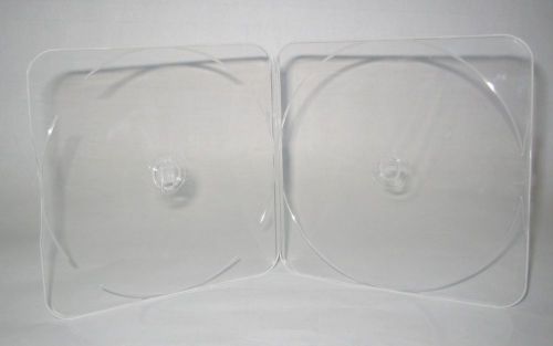 200 4mm slim single cd dvd poly case box clear -  ps09 for sale