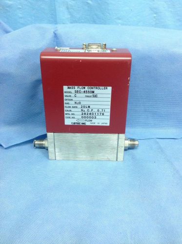 Stec Inc.  Sec-4550M Mass Flow Controller, Gas N2O, Flow Rate 20LM