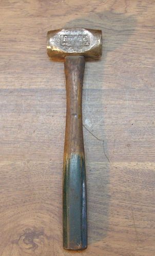 Vintage Proto 1430 Copper Head Non-Spark Hammer,1lb.12.10oz.,1-1/4&#034; Square Faces