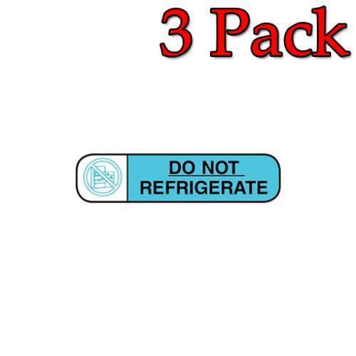Apothecary do not refrigerate bottle labels, 1000ct, 3 pack 025715412122a435 for sale