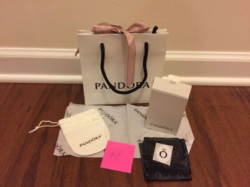 Pandora Gift Bag Box Tissue Pouch Lot