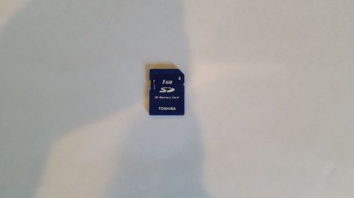 TOSHIBA  SD-1GB SECURE DIGITAL  MEMORY CARD for ALL CIX SYSTEMS