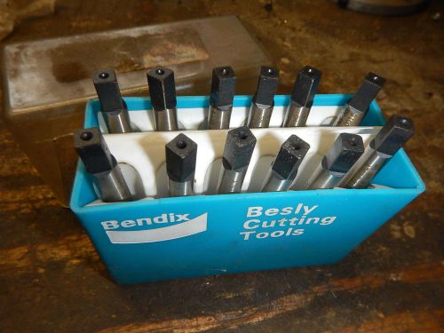 New old stock bendix besley 7/16-24 metal threading taps box of 12 machinist for sale