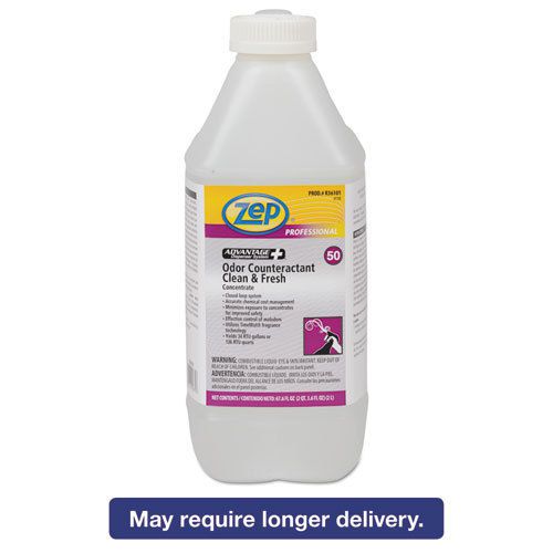 &#034;Concentrated Odor Counteractant, Clean &amp; Fresh, 67.6 Oz Bottle, 4/carton&#034;
