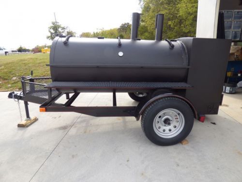 Wood burning smoker 5&#039; x 8&#039; pull behind 330 gallon for sale