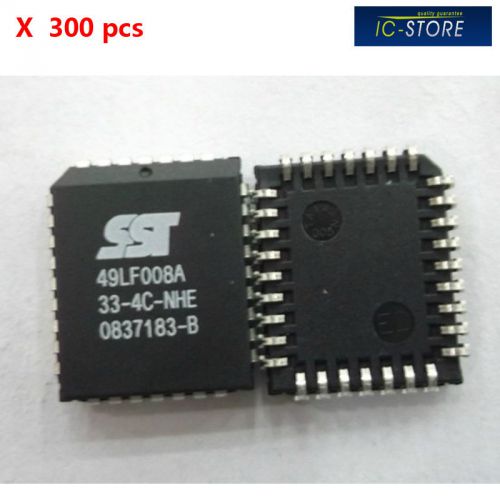 300pcs SST 49LF008A-33-4C-NHE 8M bit PLCC-32 Chip