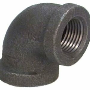 Anvil 8700123956, Malleable Iron Pipe Fitting, 90 Degree Elbow, 2&#034; NPT Female