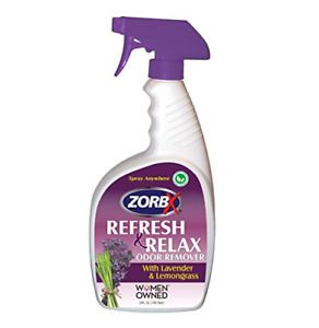 ZORBX 24 oz Refresh &amp; Relax Lavender and Lemongrass Odor Eliminator Air and